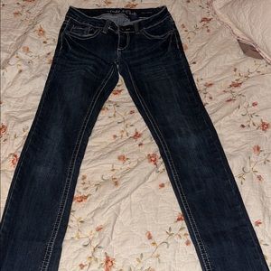 skinny low waisted jeans